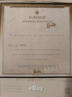 Faberge Imperial Elegance Barbie Doll Limited Edition Porcelain #07207 New In