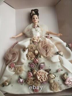 Fao Schwarz Antique Rose Barbie 1st In The Series Floral Signature Collection