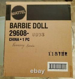 Ferrari Barbie Doll Mattel Limited Edition 2001 Ferrari Barbie Series NRFB 29608