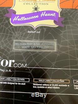 Halloween Haunt Barbie Gold Label Mint Very Limited Edition Only 3,100 Worldwide