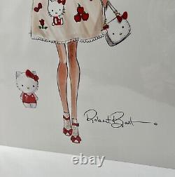 Hello Kitty Barbie Doll 2017 Limited 20,000 with Robert Best Sketch New