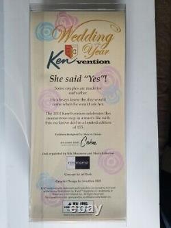Kenvention Doll 2014 Ninimomo She Said Yes! Limited Edition of 155 Wedding Of