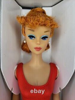 Let's Play Barbie Doll Redhead Ponytail 2011 Vintage Repro Mattel X3121 Nrfb