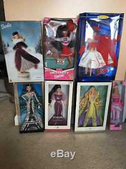 Limited Edition BARBIE DOLL COLLECTION (7 total Barbies)