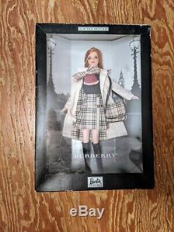 Limited Edition Barbie x Burberry Collectible Doll (brand new, sealed in box)