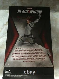 Limited Edition Black Widow Barbie Doll Nrfb 2020 Mattel Ght82