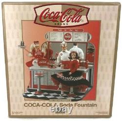 Limited Edition COCA-COLA Soda Fountain Diorama Still Sealed in Shipper