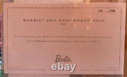 Limited Edition Exclusive 2021 Convention Power Pair Barbie & Ken Platinum Label