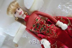 Limited Edition Holiday Gift Fine Porcelain Bisque Barbie Doll