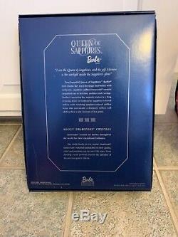 Limited Edition Second In A Series Queen Of Sapphires Barbie Doll NIB