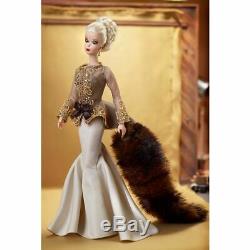 Limited Edition Silkstone BFMC Capucine Barbie Doll With Stole & Drop Earrings