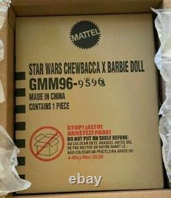 Limited Edition Star Wars Chewbacca Barbie Doll New in original box