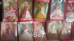 Lot of 32 Barbie birthday gown princess summit special limited box dmg