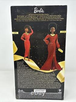 MATTEL Barbie 40th Anniversary African American Signature GOLD Doll Limited 30cm