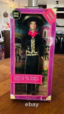 MEXICO Mariachi BARBIE -PINK LABEL Special Edition Dolls of the world