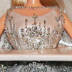 MILLENNIUM BRIDE BARBIE DOLL Limited Edition 1999 Swarovski Crystals Box COA Pin