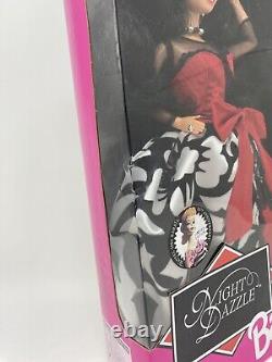 Mattel 35th Anniversary Barbie Festival Doll BRUNETTE Night Dazzle Barbie LE 420