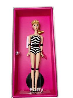 Mattel 75th Anniversary Limited Barbie Doll Signature Gold Swimsuit