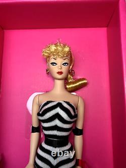 Mattel 75th Anniversary Limited Barbie Doll Signature Gold Swimsuit