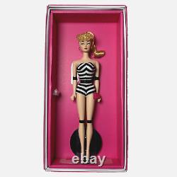 Mattel 75th Anniversary Limited Barbie Doll Signature Gold Swimsuit