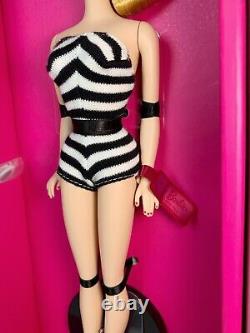 Mattel 75th Anniversary Limited Barbie Doll Signature Gold Swimsuit