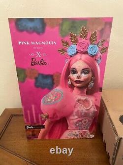 Mattel Barbie HJX16 Día De Muertos Pink Magnolia Doll 2023