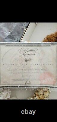 Mattel Enchanted Mermaid Barbie Doll 2001 Limited Edition 53978 with COA
