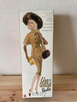 Mattel Gold N Glamour Barbie Doll 2001 Limited Edition Collectors JAPAN