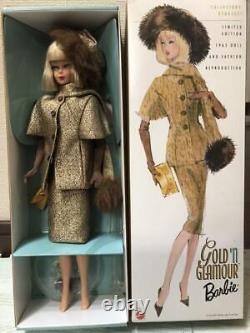 Mattel Gold N Glamour Barbie Doll 2001 Limited Edition t