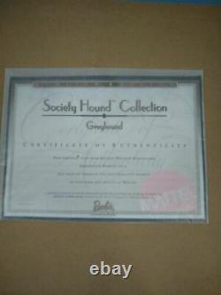 Mattel Society Hound Collection Barbie Doll Greyhound #29057 2000 Limited Ed