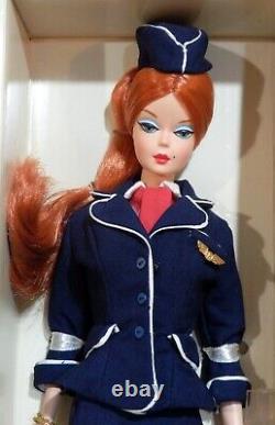 Mattel The Stewardess Barbie Doll 2006 Gold Label Japan Limited to 3900 J4256