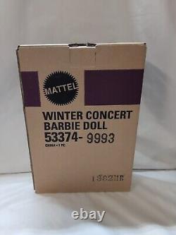 Mint 2002 Winter Concert Barbie 53374, Limited Edition, NRFB, With Shipper, Sealed