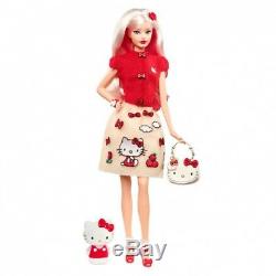 NEW Barbie Hello Kitty Mattel DWF58 Japan 1000 Limited Figure Doll F/S HGCD 398