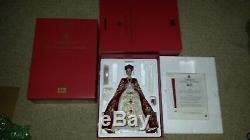 NEW w sleeve FABERGE IMPERIAL SPLENDOR BARBIE RED LIMITED EDITION Porcelain