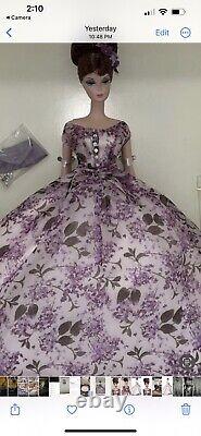 NRFB 2005 VIOLETTE SILKSTONE BARBIE DOLL PLATINUM LABEL LIMITED Edition