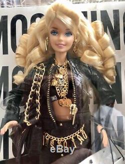 NRFB Barbie Fashion Doll Moschino Blond 2015 Gold Label Limited