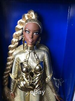 NRFB Golden Galaxy AA 2017 Convention Barbie Doll 300 Limited Edition