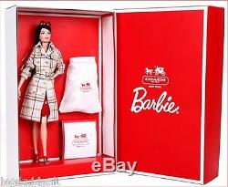 New COACH BARBIE Doll 2013 Gold Label Limited Edition Classic Duffle Handbag