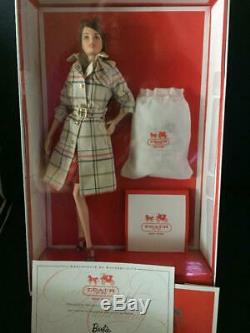 Nib Coach Barbie Designer Collection Gold Label Limited 2013