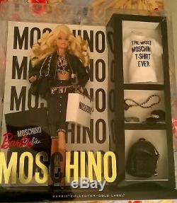 Nrfb Limited Edition Blonde Moschino Barbie Doll New Mattel Net-a-porte
