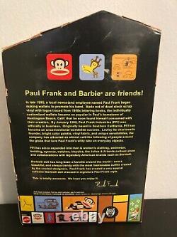 Paul Frank Barbie Doll Limited Edition Cheeky Monkey Pajamas 2004 Mattel