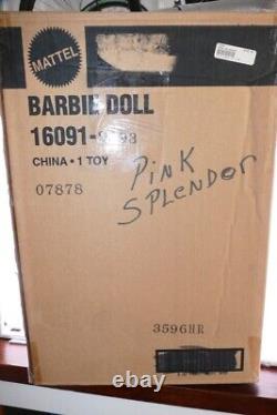 Pink Splendor Barbie Doll Limited Edition Mattel 1996 #16091 NIB withShipper