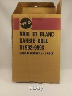 RARE Noir et Blanc Barbie NRFB Limited Edition Release with Original Shipper