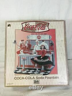 Sealed Barbie Collectibles Coca-Cola Soda Fountain Mattel 26980 Limited Edition