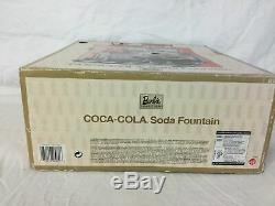 Sealed Barbie Collectibles Coca-Cola Soda Fountain Mattel 26980 Limited Edition