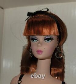 Silkstone Fashion Model LINGERIE #6 Barbie Doll Red Hair 2002 Limited Ed NRFB