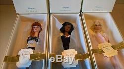 Trio of Silkstone Barbie Dolls, Lingerie Limited Edition, as group of 3, Mattel