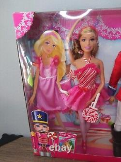 Ultra RARE Mattel Barbie Nutcracker 2014 Holiday Big Box Set Target Exc CHD08