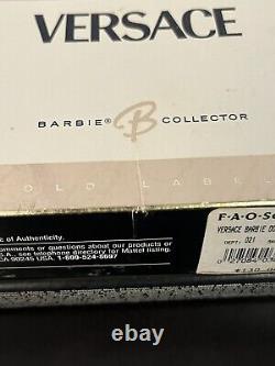 Versace Barbie Doll Gold Label Limited Edition 2004 Mattel B3457