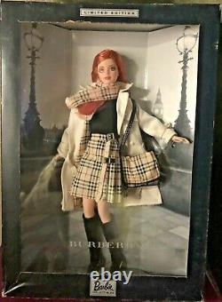 Vintage BARBIE DOLL 2000 BURBERRY LIMITED EDITION 29421